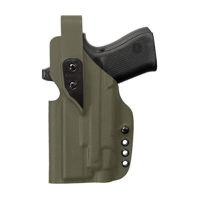Holster XSR / Rétention niveau 2 / avec lampe - Kydex Green OD