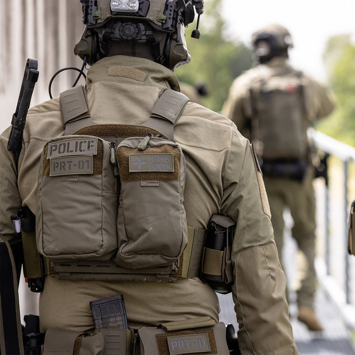 Poche UTILITY verticale Large - Olive