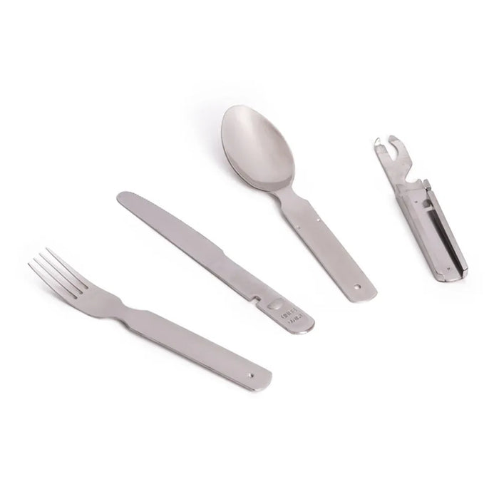 COUVERT 4 PIÈCES acier inoxydable - Miltec