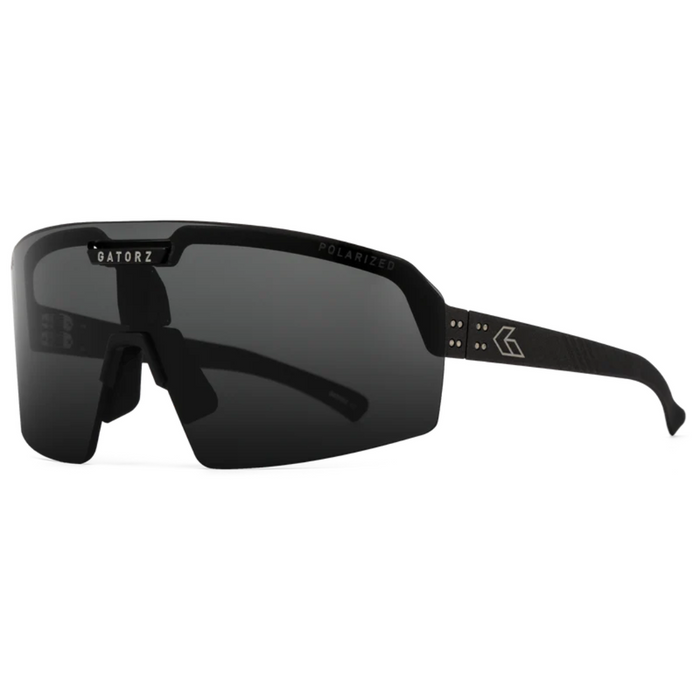 Lunettes de soleil Havok polarisé ANSI Z87 - Cerakote noir avec logo gravé / Fumé Polarisé