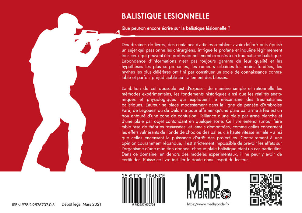 Balistique lésionnelle - vincent Laforge