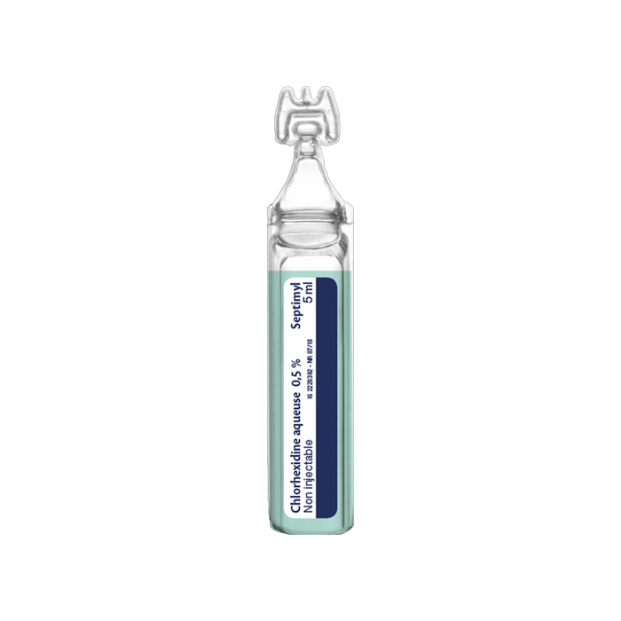 Boite de 10 unidoses chlorhexidine aqueuse 0.5%