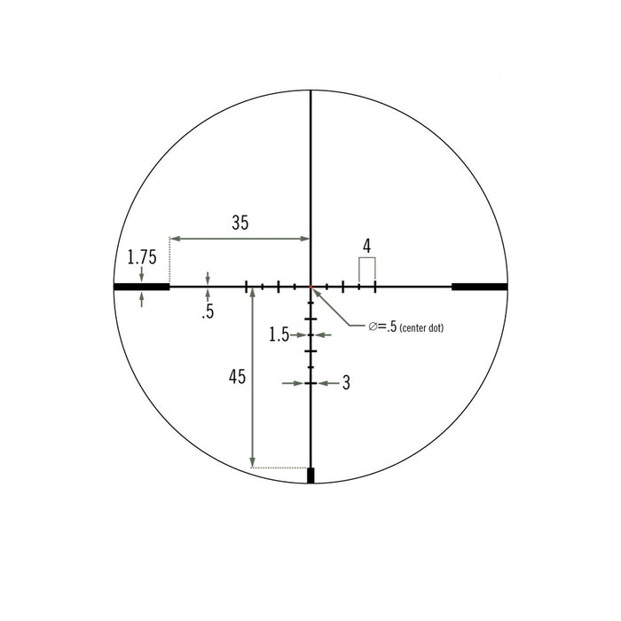 Lunette de tir Viper PST Gen II 1-6x24 - VMR-2 IL SFP (MOA)