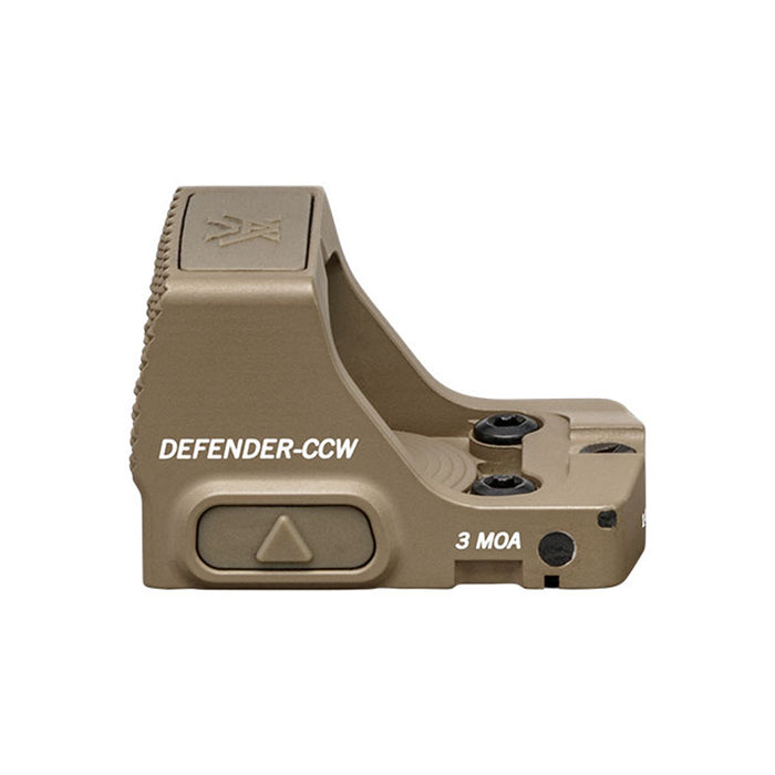 Point Rouge Defender-CCW - Réticule 3 MOA Rouge - Tan