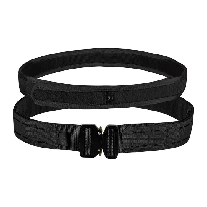 Ceinturon DUO cobra polyester - Noir