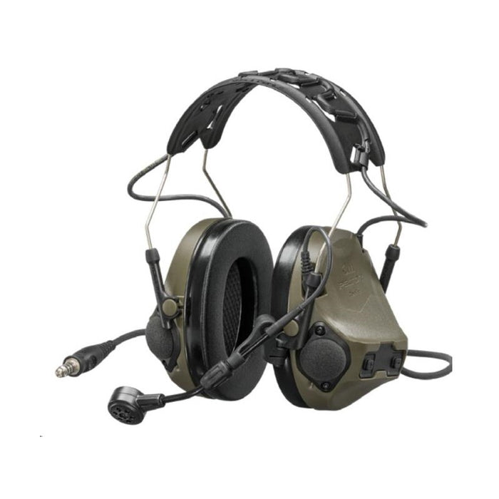 CASQUE PELTOR COMTAC VIII 5 PIN - SERRE-TETE - VERT