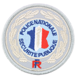 Ecusson de bras velcro rond Sécurité Publique RF