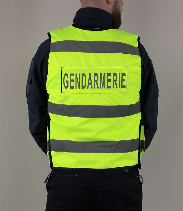Gilet haute visibilité gendarmerie Jaune