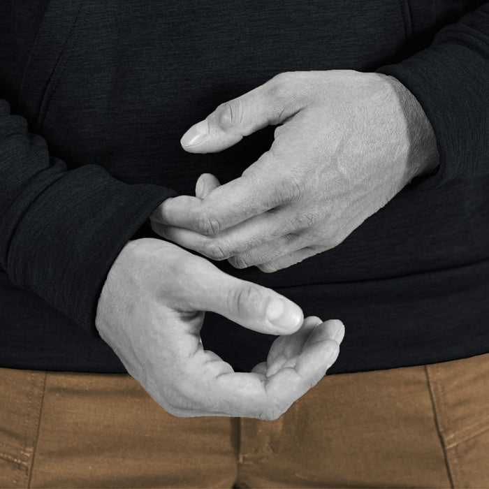 Sweat à capuche Hawk Raider - Noir