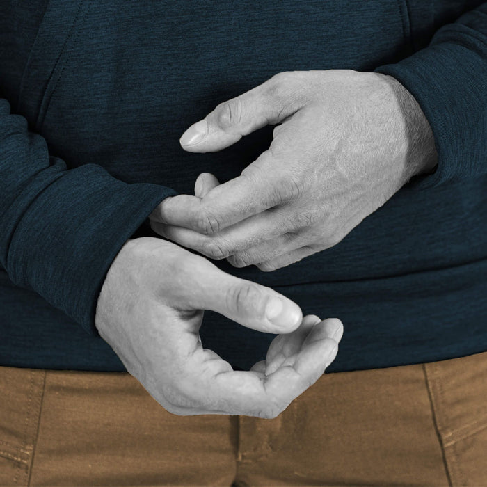 Sweat à capuche Hawk Raider - Bleu