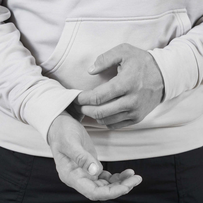 Sweat à capuche Hawk Raider - Gris