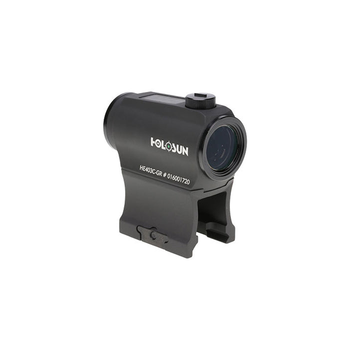 Viseur Red Dot Elite 403C - Réticule : Vert - Bouton +/- et Panneau solaire