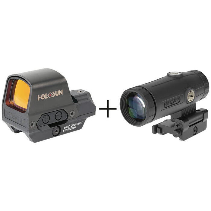Pack Reflex 510C + Magnifier HM3X - Réticule : Rouge
