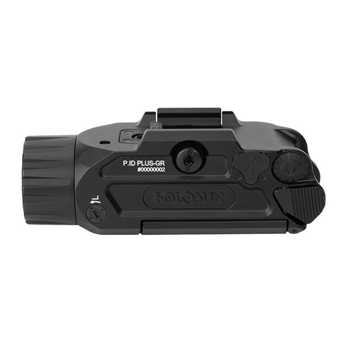 Lampe Positive IDentification PLUS - Laser vert & Lampe - Aluminium