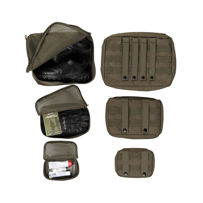 Set de sachet de filet 3 pièces - Vert armée