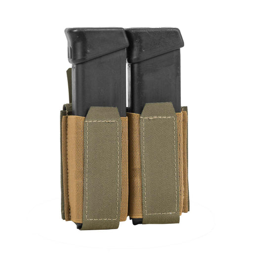 Porte chargeurs pistolet double Low Profile - Adaptative Green - Direct Action