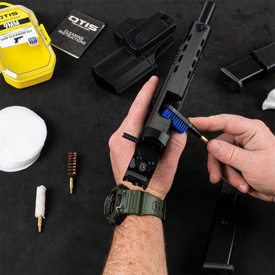 Micro kit de nettoyage pour arme calibre .38"/9 mm