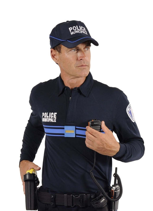 Polo Police Municipale DRY-TEC® Manches Longues Bleu - Equipolwear