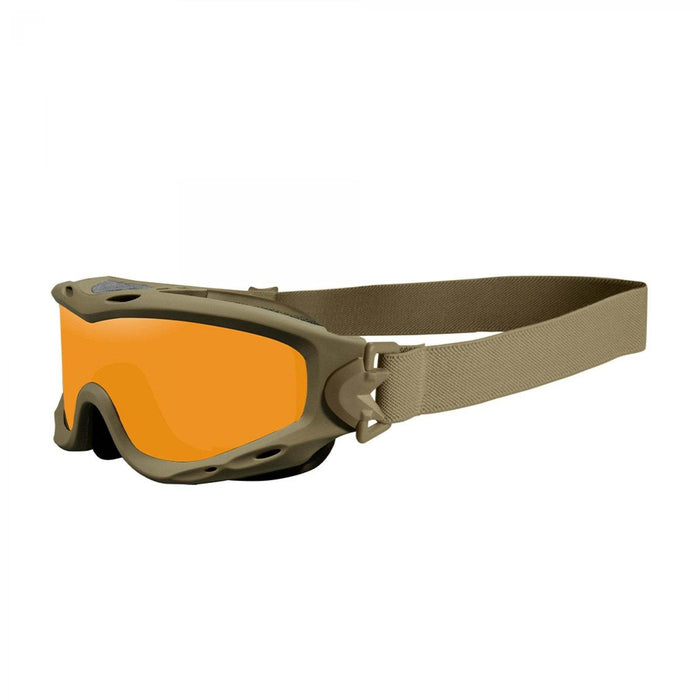 Masque de protection balistique Spear Tan + écrans fumé/incolore/orange - Wiley