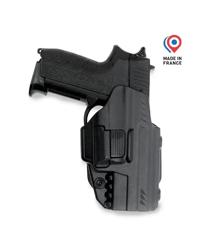 Noir - Étui à pistolet universel pour Glock 17 Beretta M9 Colt 579 CZ Noir - Étui à pistolet universel pour Glock 17 Beretta M9 Colt 579 CZ