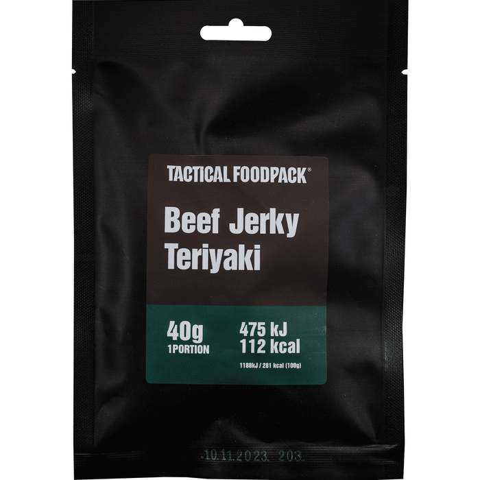 Ration de 3 Repas Hôtel - Tactical Foodpack boeuf teriyaki jerky 