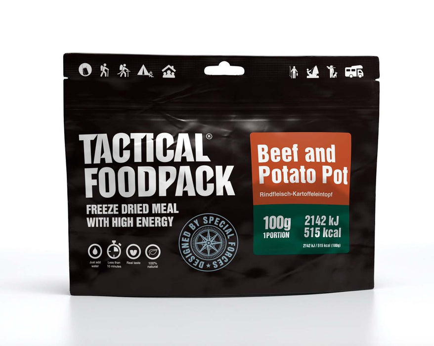Ration d'1 Repas Foxtrot - Tactical Foodpack boeuf et pomme de terre
