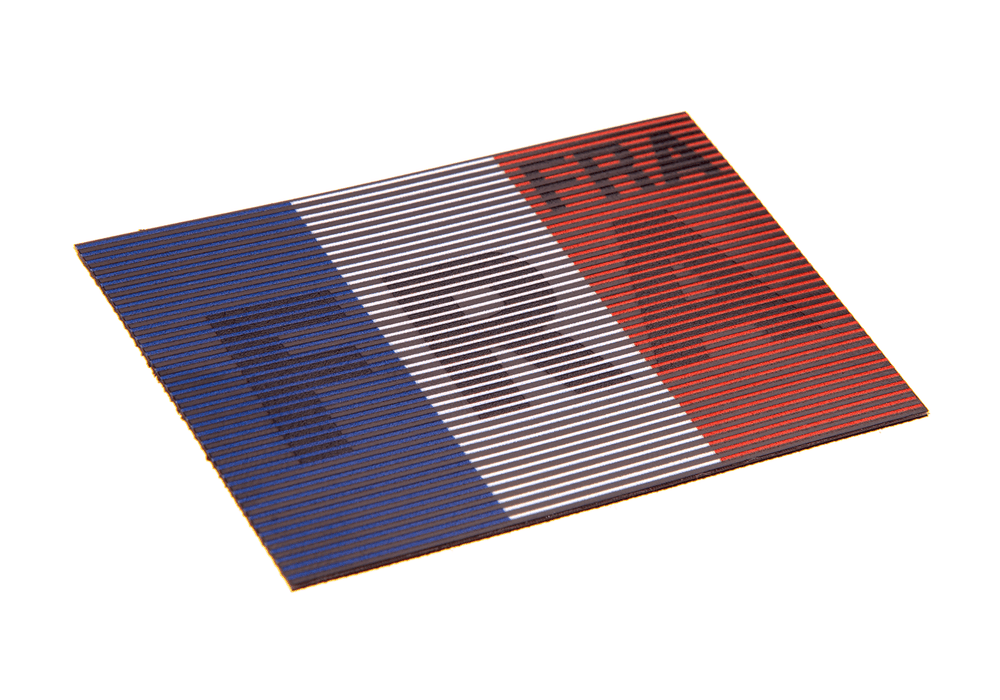 Dual Patch IR France Coloré - Clawgear Finitions
