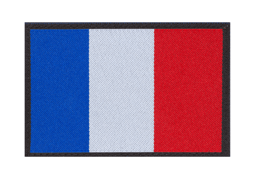 Patch brodé Drapeau Français Coloré - Clawgear