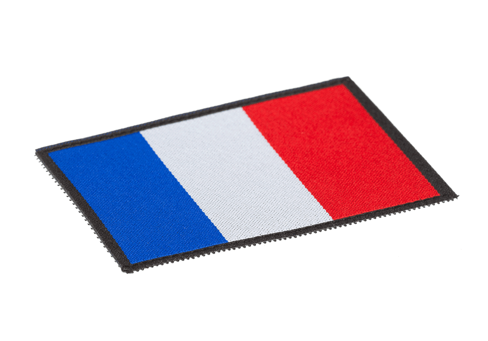Patch brodé Drapeau Français Coloré - Clawgear Horizontal