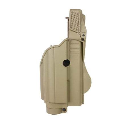 Holster Glock 17/19/22/23/25/31/32 + Lampe TLR 1/2  - Niveau 3 - Droitier - Tan IMI Défense