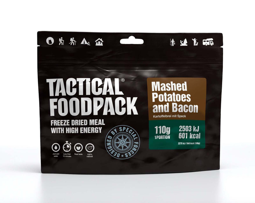 Ration d'1 Repas Delta - Tactical Foodpack purée de pomme de terre et bacon