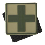 Patch Croix Medic - PVC - Kaki