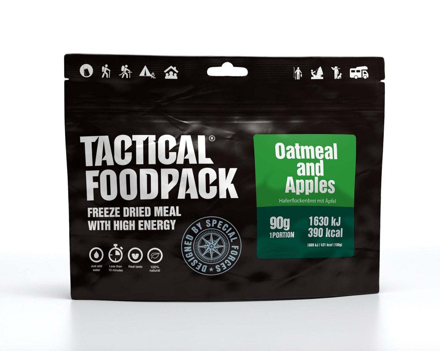 Ration de 3 Repas Golf - Tactical Foodpack Flocon d'avoine pommes