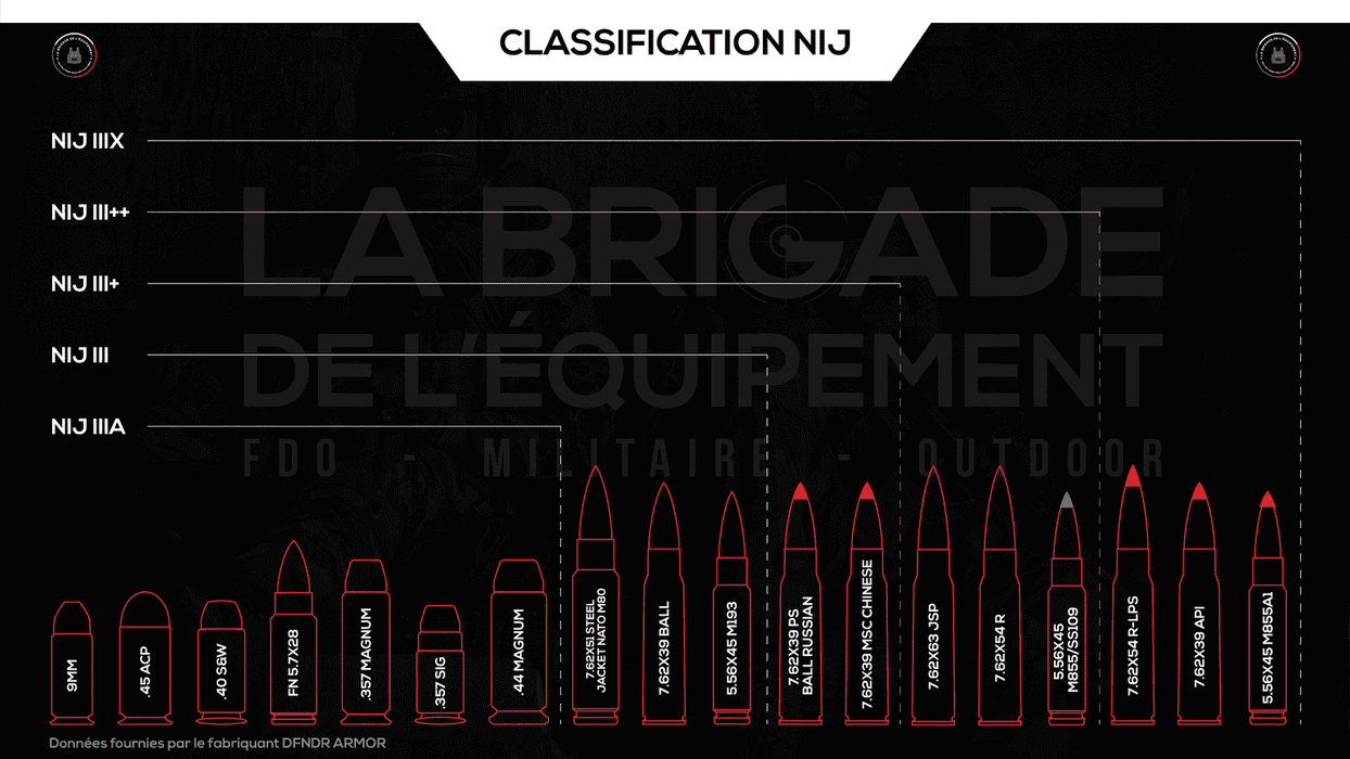 tableau classification nij