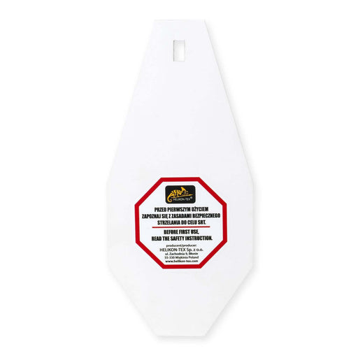 Cible SRT Mini Alpha Target® - Acier Hardox 600 - Blanc - Helikon Tex
