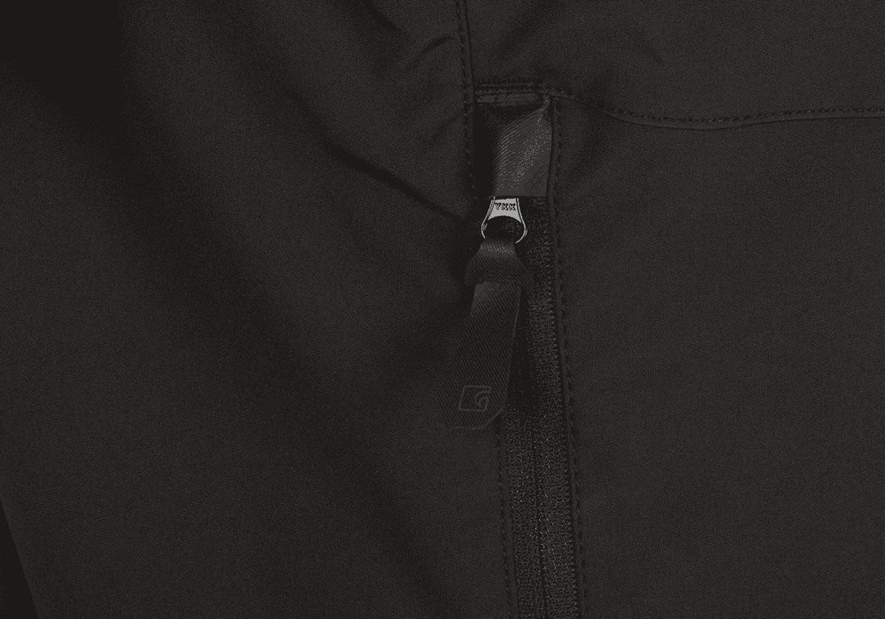 Softshell légère Rapax Noir - Clawgear Finitions zip