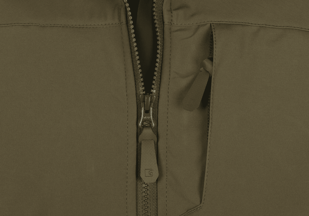 Softshell légère Rapax Ranger Green - Clawgear  Zip