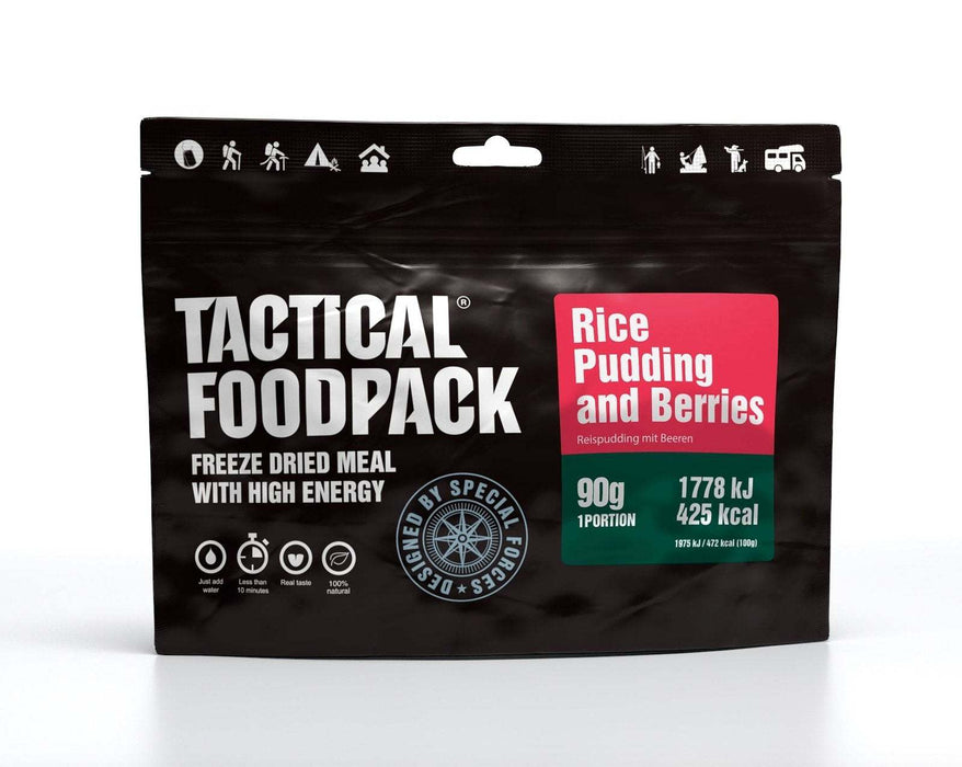 Ration de 3 Repas Hôtel - Tactical Foodpack pudding riz et baies