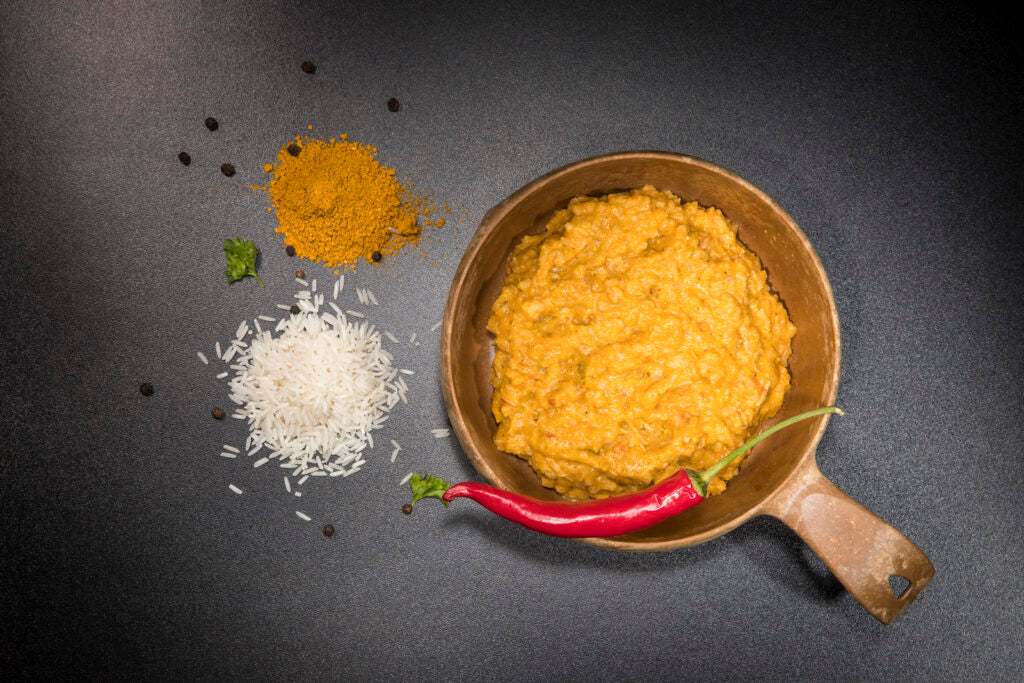 Curry de Poulet et Riz - Tactical Foodpack plat