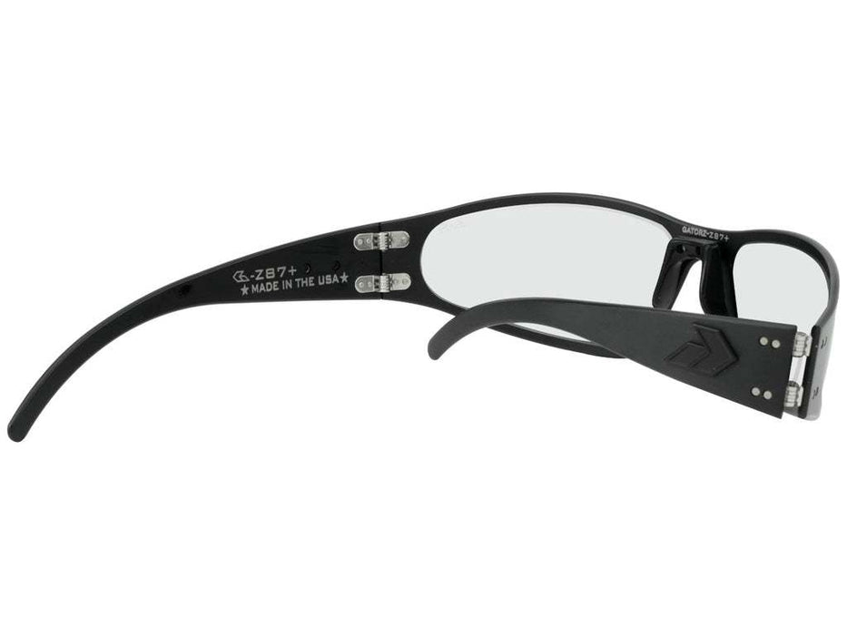 Lunettes Noir Balistic Wraptor (ANSI Z87.1+) Verres Clairs made in usa