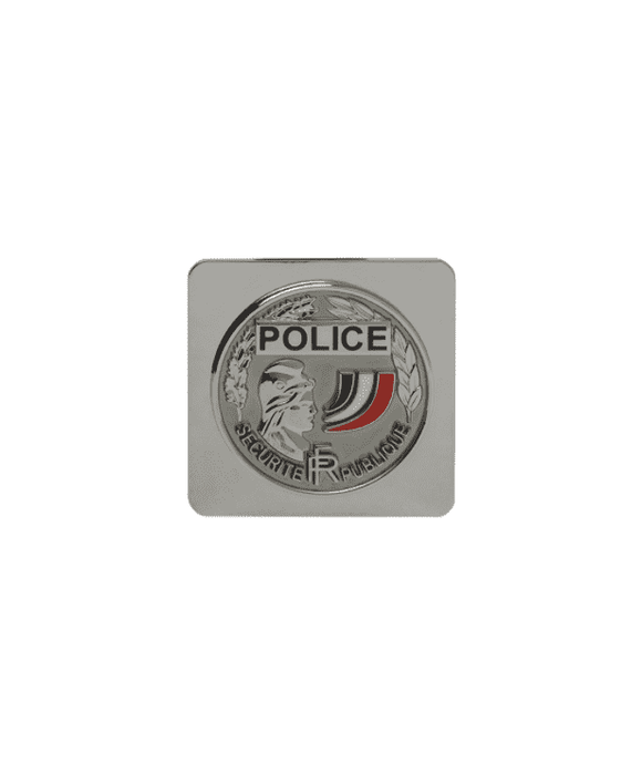 Médaille Police Nationale à support carré - GK PRO