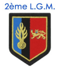 Écusson Légion Gendarmerie Mobile brodé : 2LGM  - DCA FRANCE