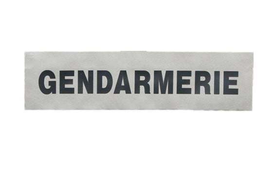 Bandeaux réfléchissants Gendarmerie Dos - GK PRO
