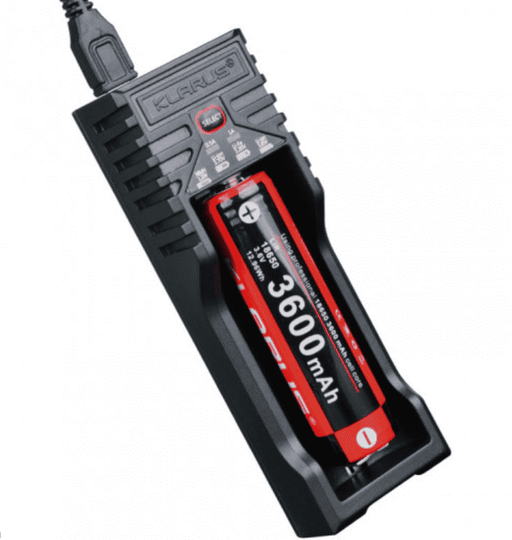 Chargeur pour 1 batterie rechargeable - Klarus