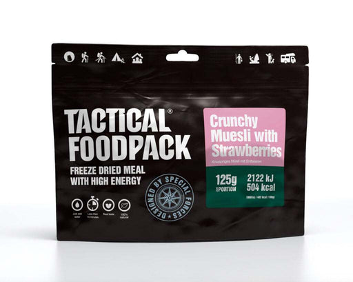 Muesli Croquant aux Fraises - Tactical Foodpack