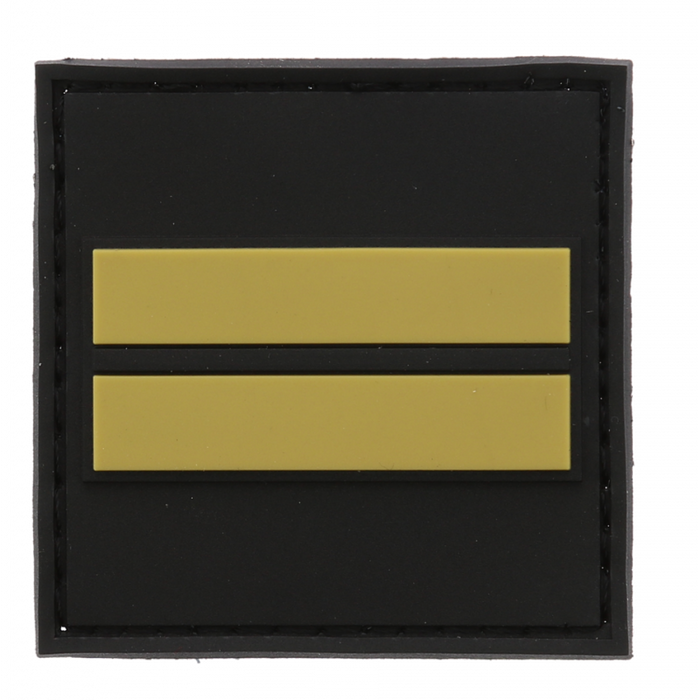 Grades Velcro PVC Lieutenant Garde Mobile