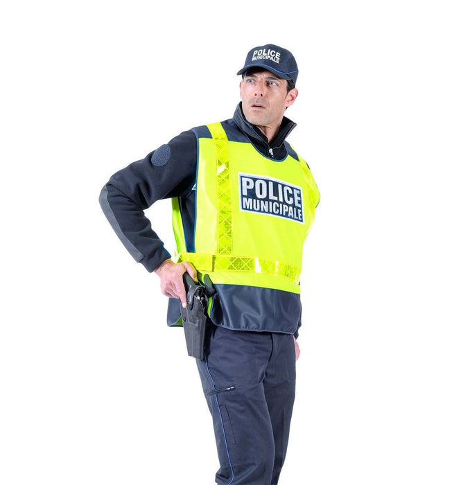 Chasuble Bicolore Haute Visibilité Police Municipale - Equipolwear