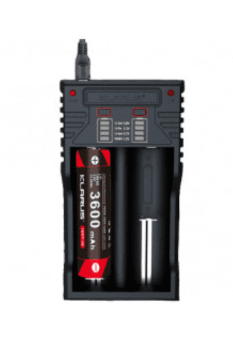 Chargeur pour 2 batteries rechargeables - Klarus 