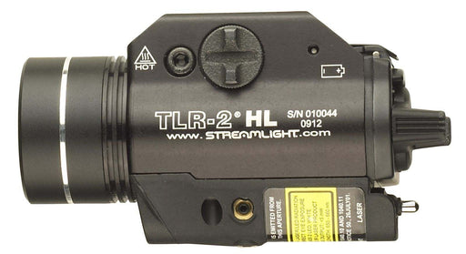 LAMPE STREAMLIGHT TLR-2 HL - NOIRE profil