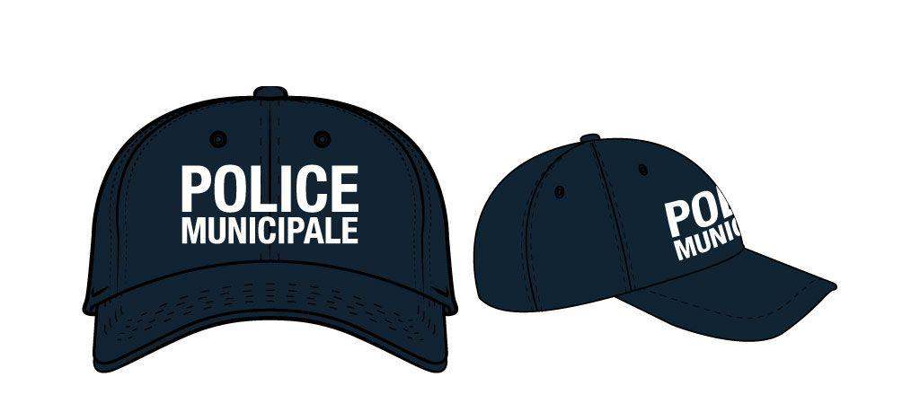 Casquette souple Baseball Police Municipale - Equiplwear